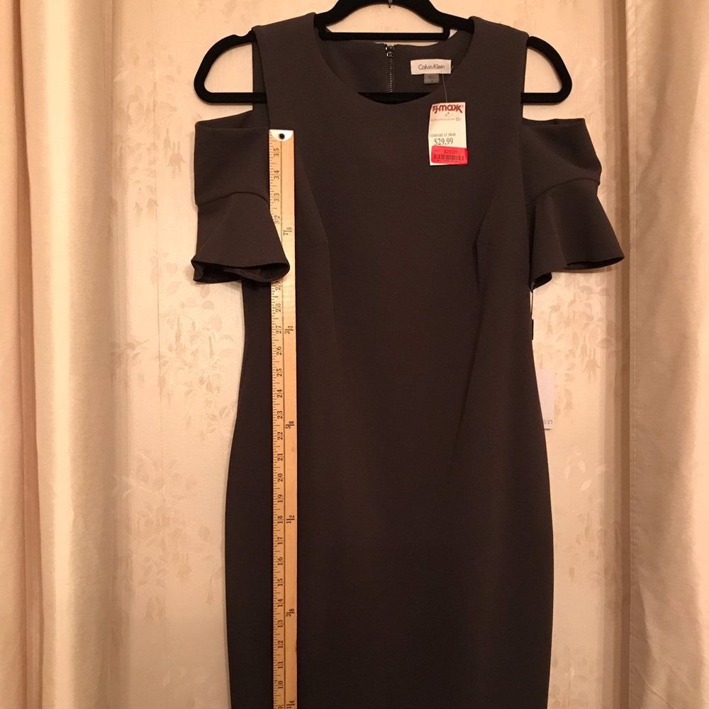 New Calvin Klein Cold Shoulder Dress